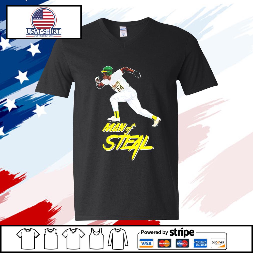 Rickey Henderson The Man Of Steal T Shirts, Hoodies, Sweatshirts & Merch