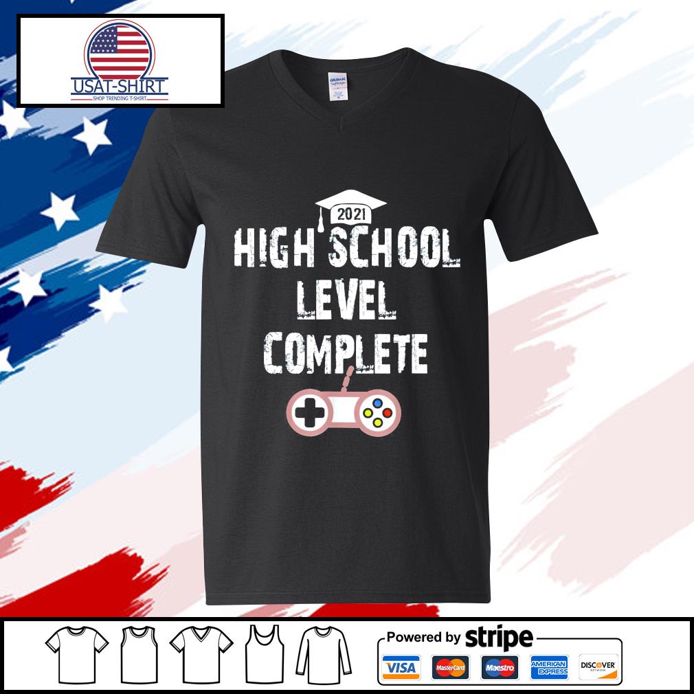 High School Level Complete Senior Gamer Shirt Hoodie Sweater Long Sleeve And Tank Top